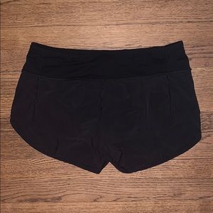 Black lululemon shorts